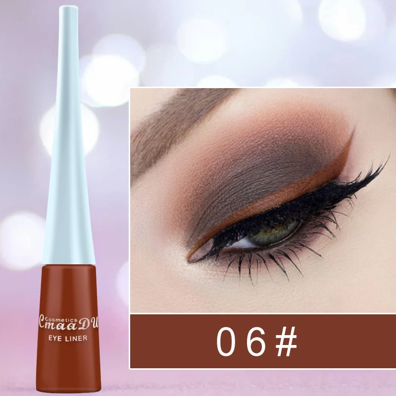 17 Colors Waterproof Liquid Eyeliner Pen Fast-Drying Smudge-Proof 10 17 colors waterproof liquid eyeliner pen lak wut2zpnz desc 10