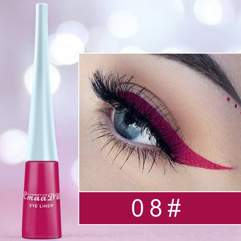17 Colors Waterproof Liquid Eyeliner Pen Fast-Drying Smudge-Proof 12 17 colors waterproof liquid eyeliner pen lak wut2zpnz desc 12