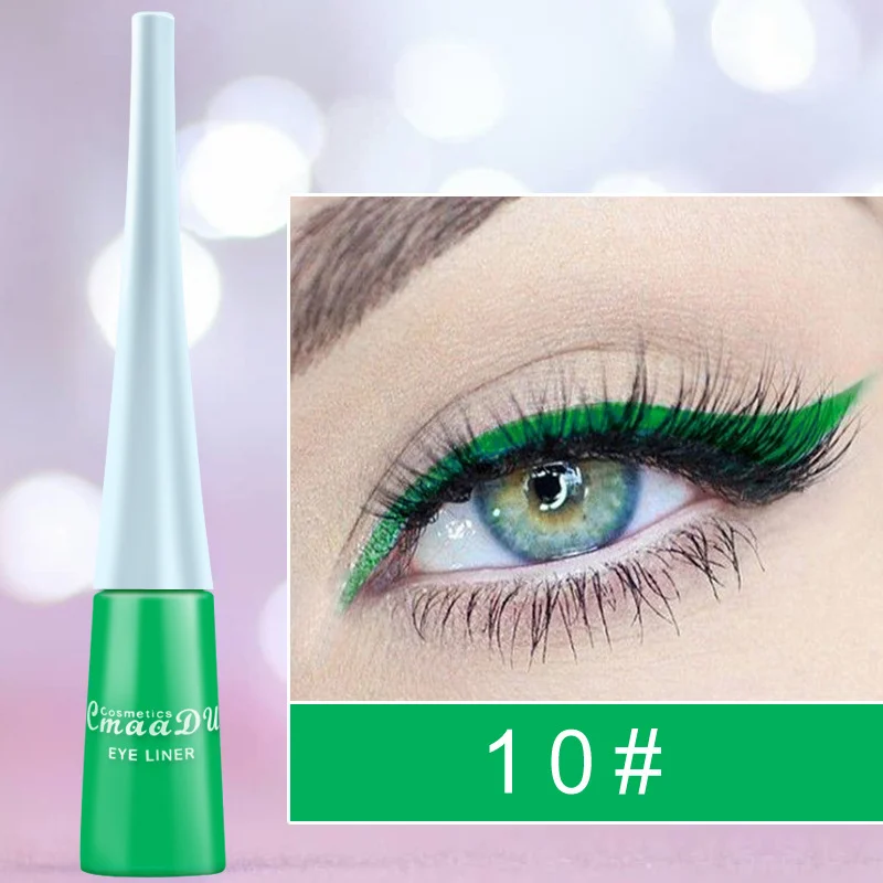 17 Colors Waterproof Liquid Eyeliner Pen Fast-Drying Smudge-Proof 14 17 colors waterproof liquid eyeliner pen lak wut2zpnz desc 14
