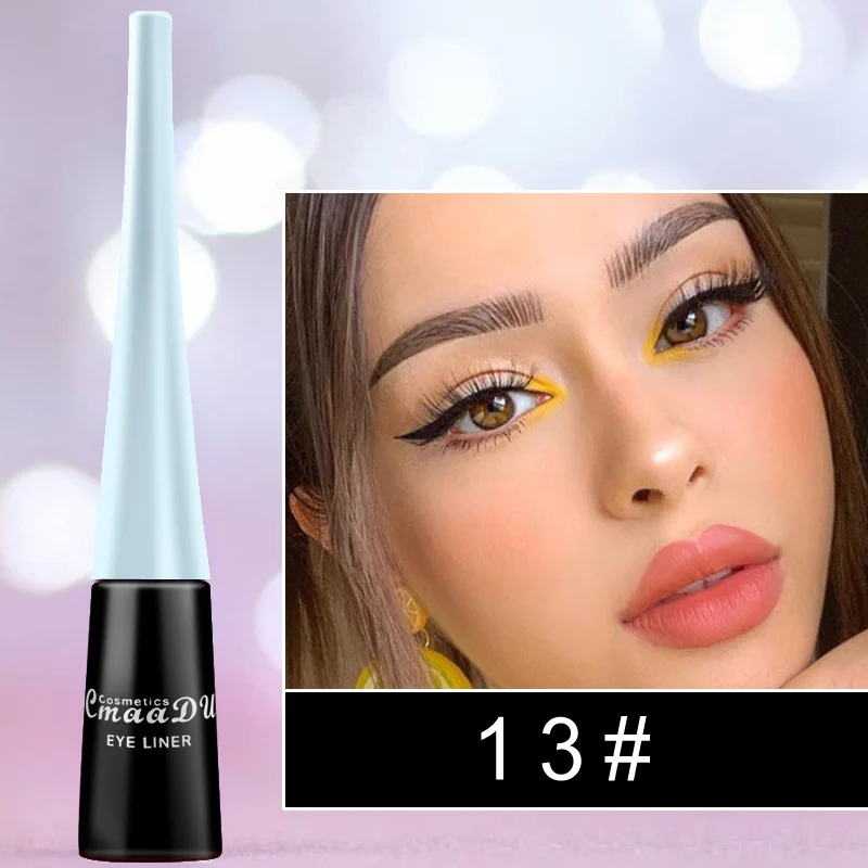 17 Colors Waterproof Liquid Eyeliner Pen Fast-Drying Smudge-Proof 17 17 colors waterproof liquid eyeliner pen lak wut2zpnz desc 17