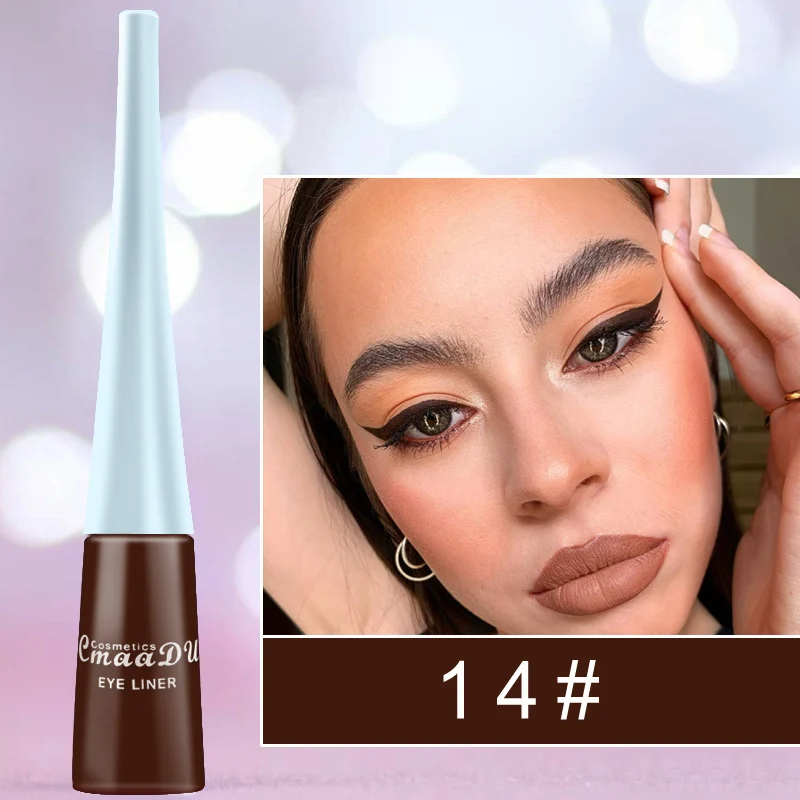 17 Colors Waterproof Liquid Eyeliner Pen Fast-Drying Smudge-Proof 18 17 colors waterproof liquid eyeliner pen lak wut2zpnz desc 18