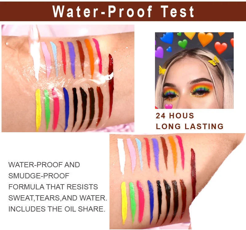 17 Colors Waterproof Liquid Eyeliner Pen Fast-Drying Smudge-Proof 3 17 colors waterproof liquid eyeliner pen lak wut2zpnz desc 3