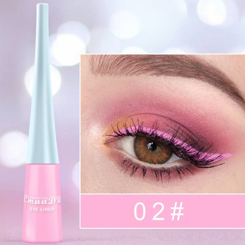 17 Colors Waterproof Liquid Eyeliner Pen Fast-Drying Smudge-Proof 6 17 colors waterproof liquid eyeliner pen lak wut2zpnz desc 6