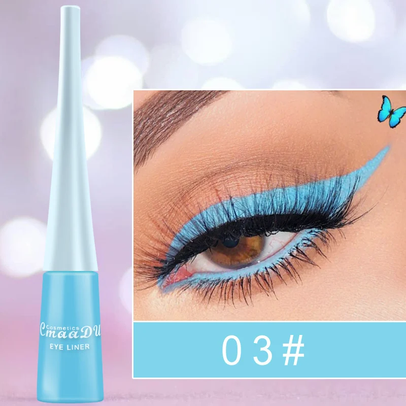 17 Colors Waterproof Liquid Eyeliner Pen Fast-Drying Smudge-Proof 7 17 colors waterproof liquid eyeliner pen lak wut2zpnz desc 7