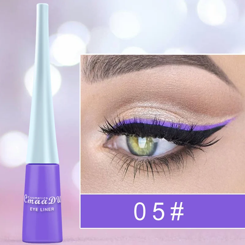 17 Colors Waterproof Liquid Eyeliner Pen Fast-Drying Smudge-Proof 9 17 colors waterproof liquid eyeliner pen lak wut2zpnz desc 9
