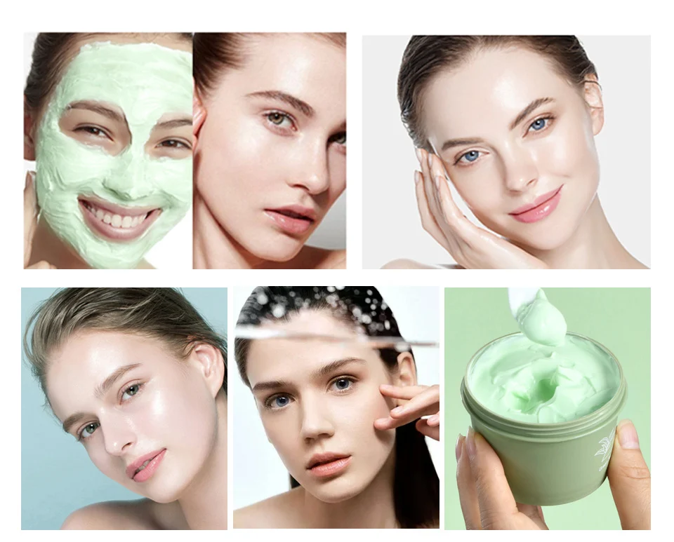 Green Tea Cooling Cleansing Mud Mask for Deep Pore Cleaning and Blackhead Removal - 100g 8 green tea cooling cleansing mud mask lak 5m89phgv desc 8