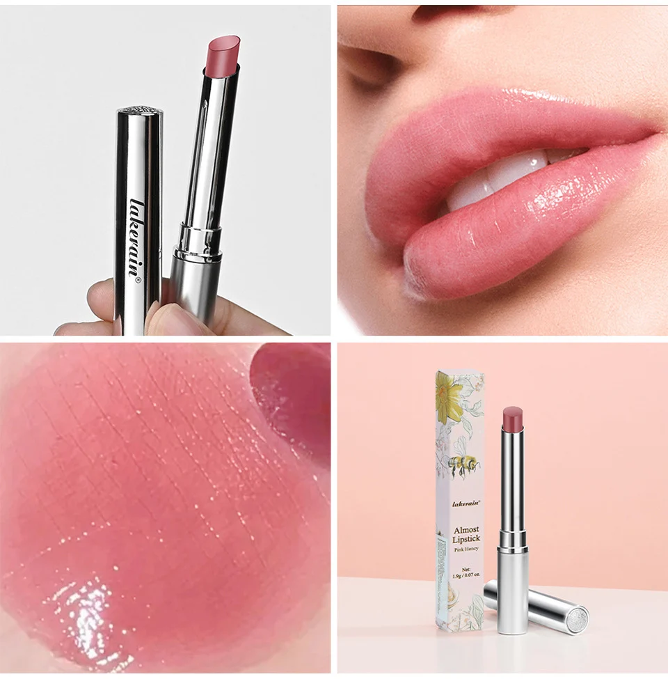 Lakerain Almost Lipstick Pink Honey Moisturizing Lip Balm Sheer Tinted Gloss 13 lakerain almost lipstick pink honey balm lak kwe9dang desc 13
