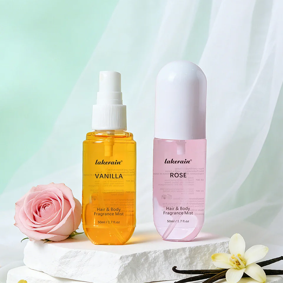 Fragrance Mist for Hair and Body lakerain Long-lasting Vanilla Scent 50ml 13 lakerain hair body fragrance mist lak 9bfk73ph desc 13