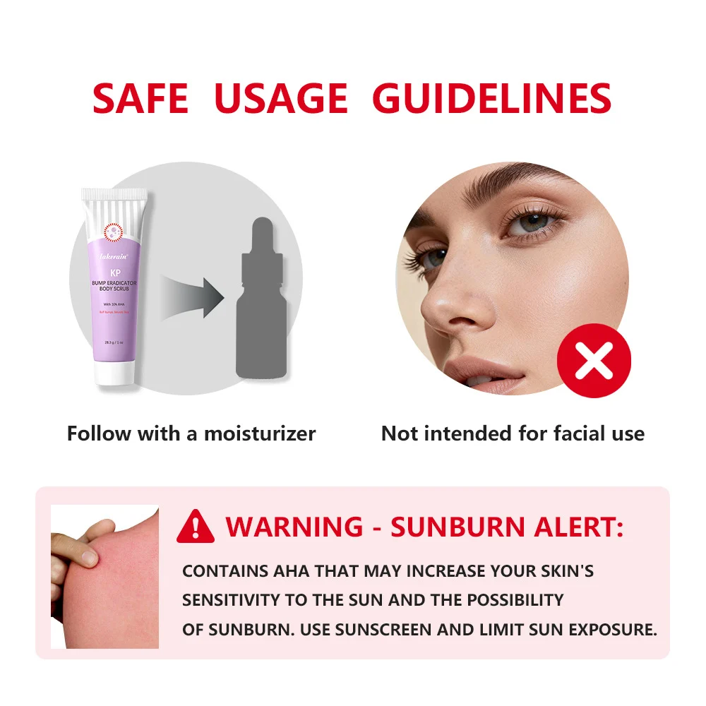 KP Bump Eradicator Body Scrub with 10% AHA for Smoothing Skin and Dual Exfoliation 28.3g 9 lakerain kp bump eradicator body scrub lak wsjz3gvc desc 9