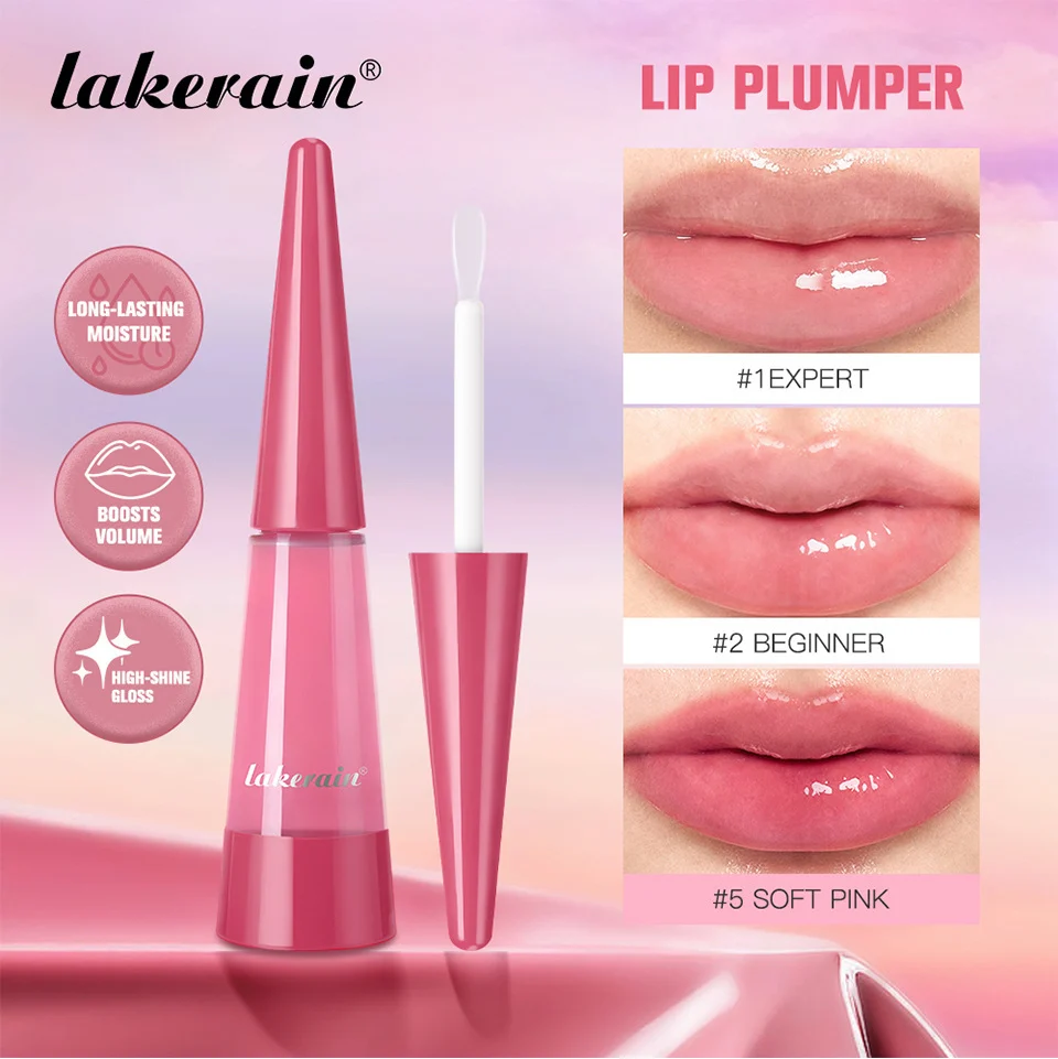 Lip Plumper Gloss Hydrating Volumizing Lip Oil for Fuller High-Shine Lips 1 lip plumper gloss hydrating volumizer lak 8jrkkjes desc 1