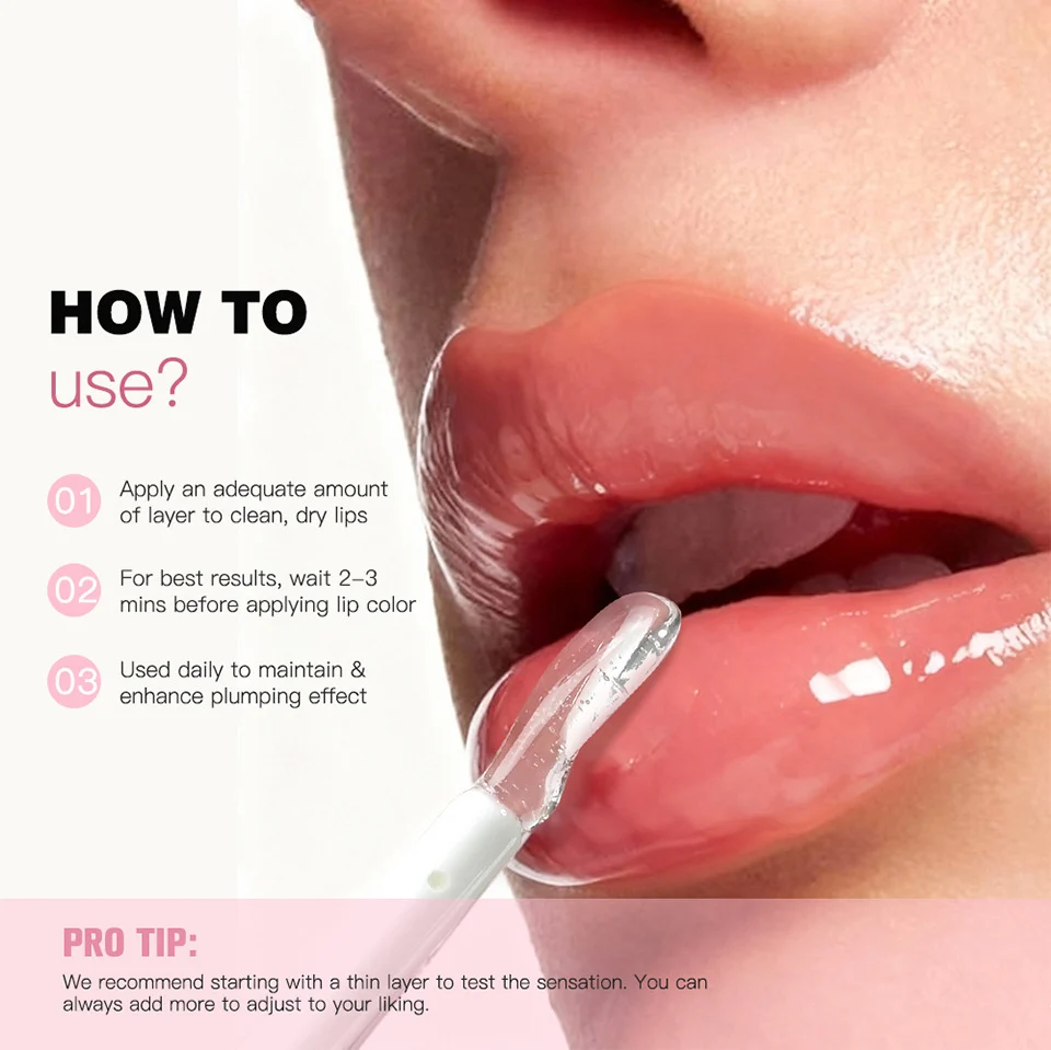 Lip Plumper Gloss Hydrating Volumizing Lip Oil for Fuller High-Shine Lips 4 lip plumper gloss hydrating volumizer lak 8jrkkjes desc 4