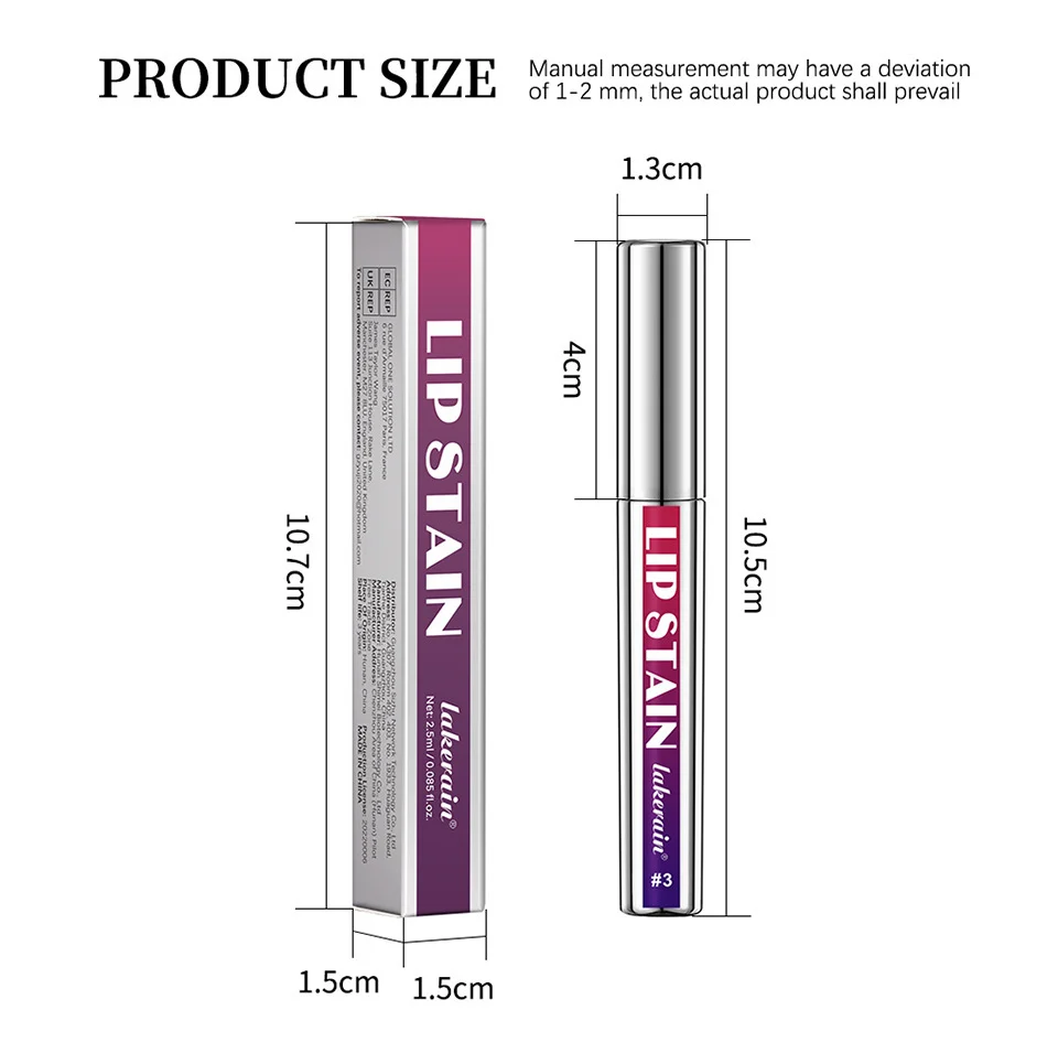 Peel-Off Lip Stain Waterproof Long-Lasting Matte Liquid Lipstick Set 13 peel off lip stain waterproof matte liquid lipstick lak tgy72yvd desc 13