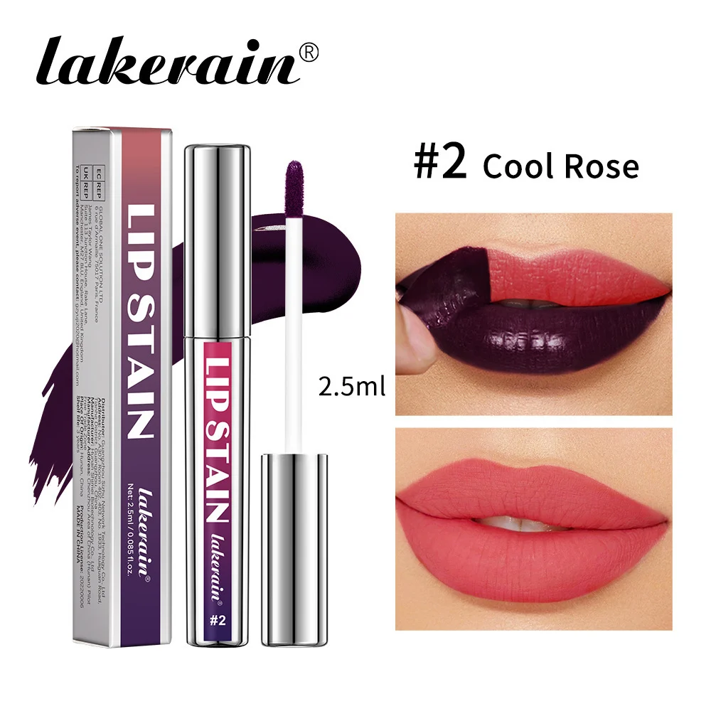 Peel-Off Lip Stain Waterproof Long-Lasting Matte Liquid Lipstick Set 2 peel off lip stain waterproof matte liquid lipstick lak tgy72yvd desc 2