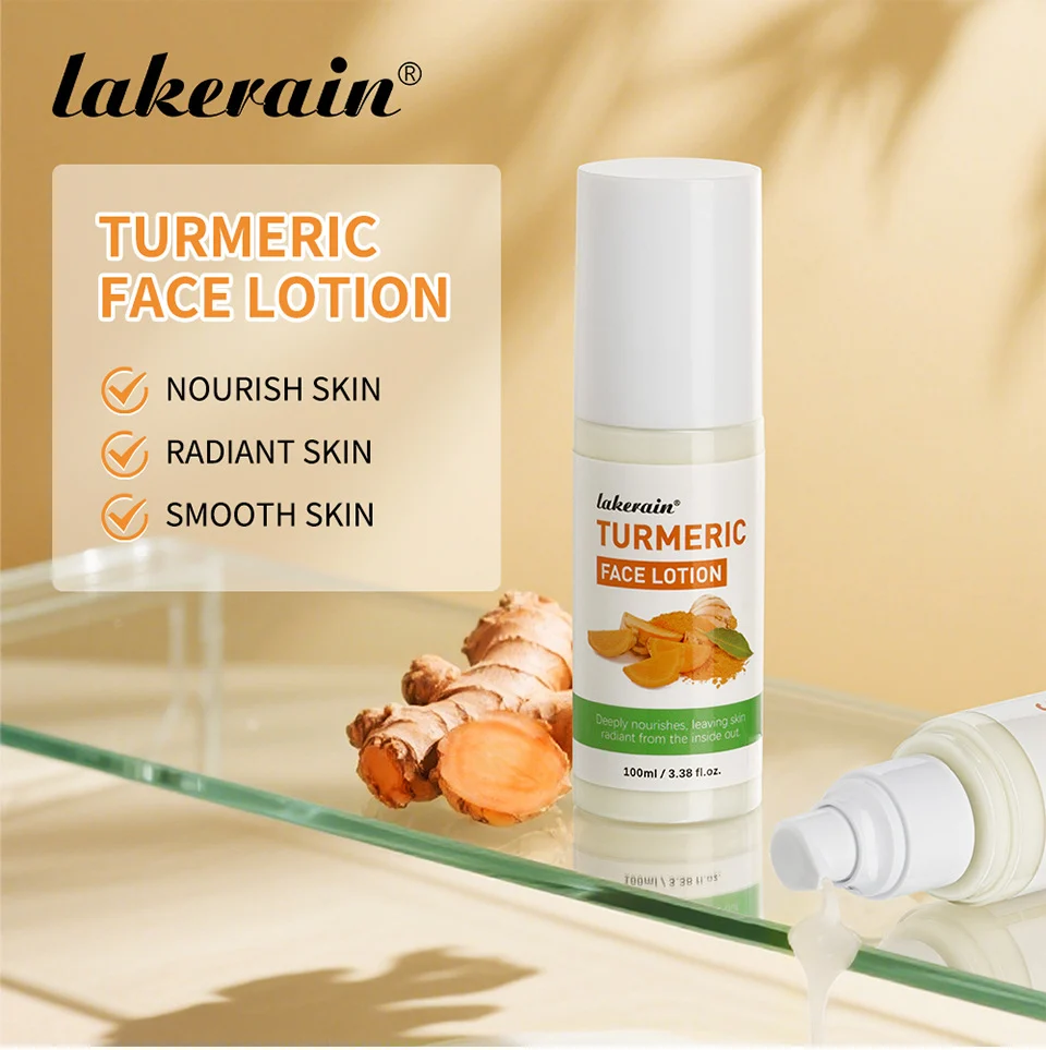 Turmeric Face Lotion Hydrating & Brightening Moisturizer with Niacinamide 100ml 1 turmeric face lotion moisturizer lak 4cat4bs5 desc 1