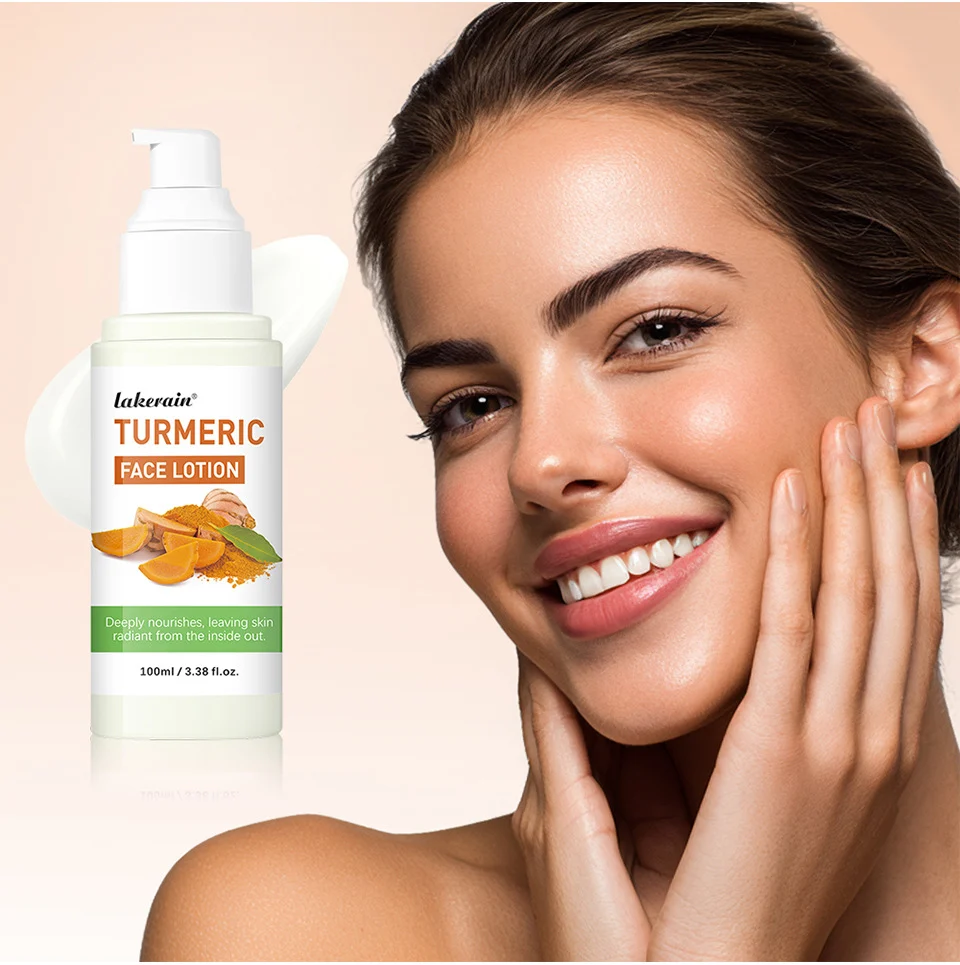Turmeric Face Lotion Hydrating & Brightening Moisturizer with Niacinamide 100ml 2 turmeric face lotion moisturizer lak 4cat4bs5 desc 2