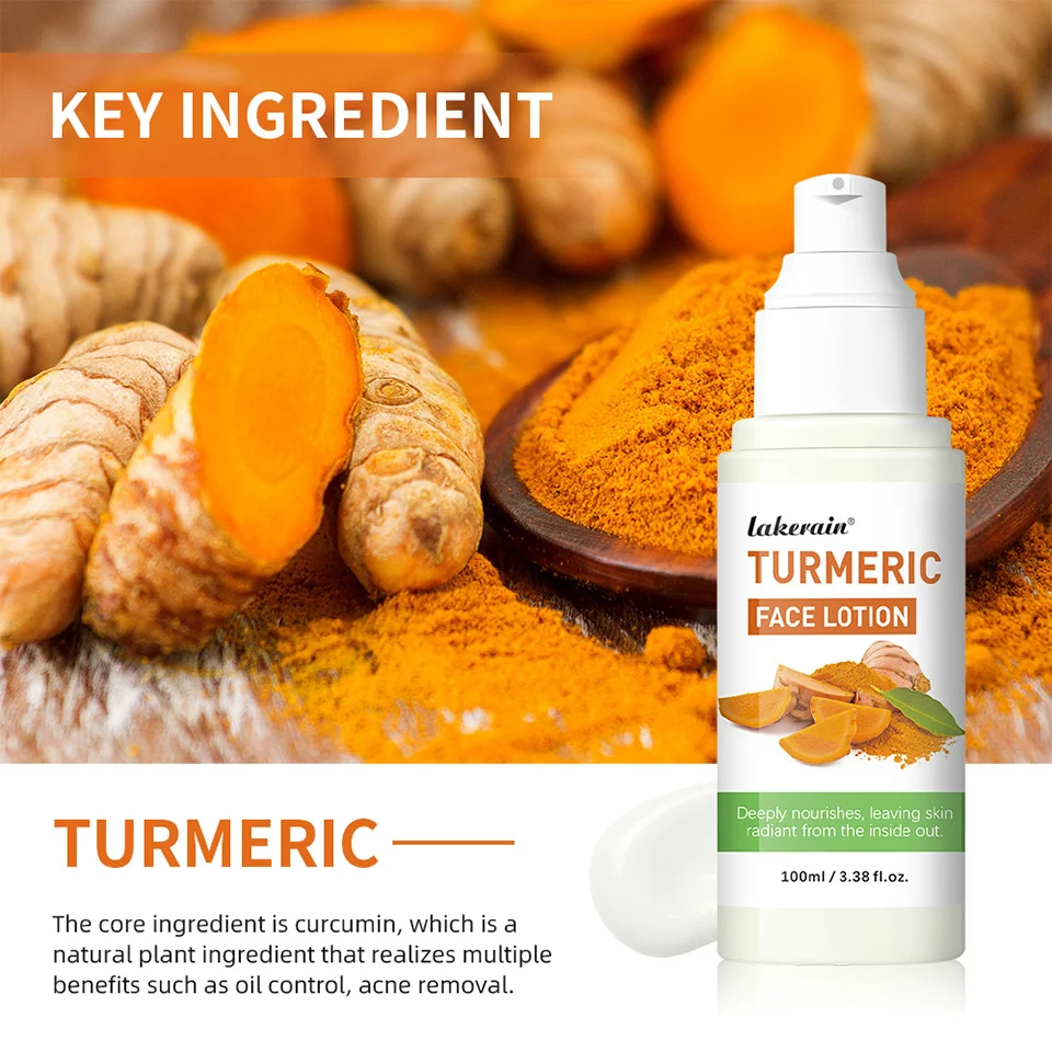 Turmeric Face Lotion Hydrating & Brightening Moisturizer with Niacinamide 100ml 6 turmeric face lotion moisturizer lak 4cat4bs5 desc 6